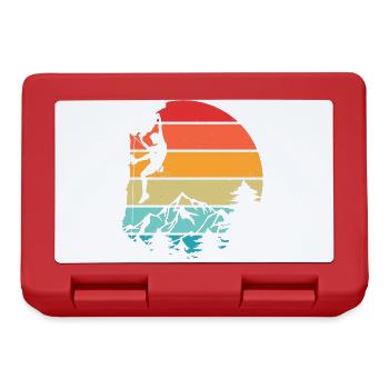 Vintage Rock Climbing - Lunchbox - red - Front
