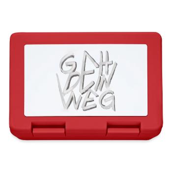 GO YOUR WAY Graffiti - Lunchbox - red - Front