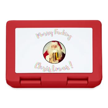 Joyeux putain de Noël! (Non censuré) - Boîte à goûter - rouge - Devant