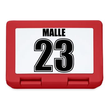 Malle 23 - Lunchbox - red - Front