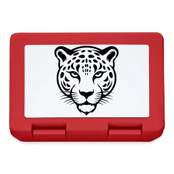 Tête de guépard - Boîte à goûter - rouge - Devant