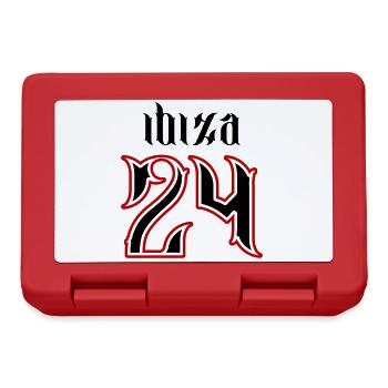 Ibiza 24 Jours fériés 2024 - Boîte à goûter - rouge - Devant