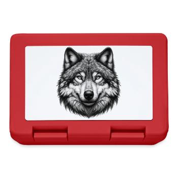 Wolf - Lunchbox - red - Front
