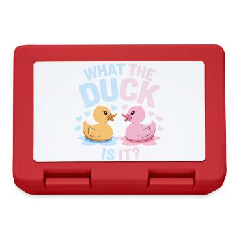 Qu’est-ce que c’est que le canard - Boîte à goûter - rouge - Devant