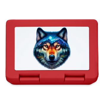 Wolf - Lunchbox - red - Front