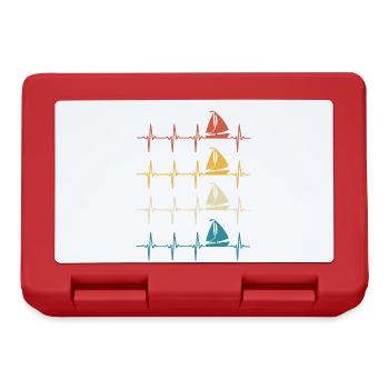 voilier heartbeat bateau à voile - Boîte à goûter - rouge - Devant