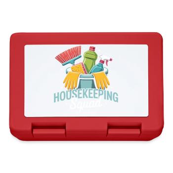 Funny Cleaning Design - Lunchbox - red - Front