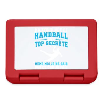 Handball - Boîte à goûter - rouge - Devant