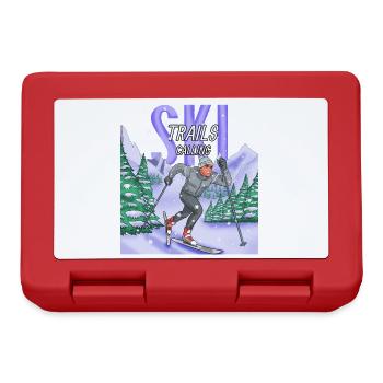 Ski Trails Calling Cross-Country Sports - Lunchbox - red - Front