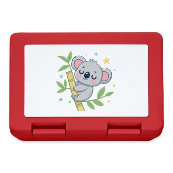 Koala on Bamboo Reverie - Lunchbox - red - Front