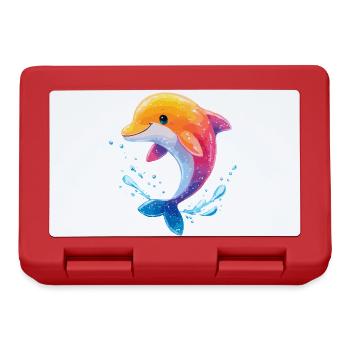 Colored Dolphin Spritz - Lunchbox - red - Front