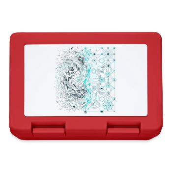 Digital order and chaos - Lunchbox - red - Front