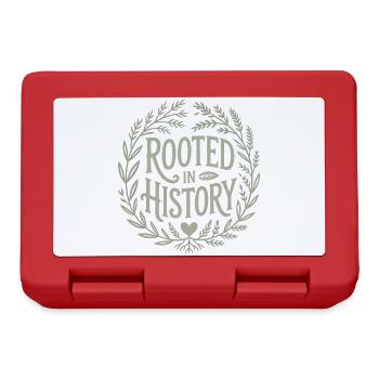 Emblème Enraciné dans l’Histoire - Boîte à goûter - rouge - Devant