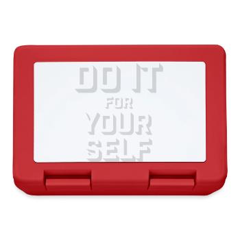 Do It For Yourself Inspirierend Selbstliebe Zitat - Brotdose - Rot - Vorne