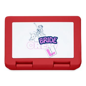 Bride Crew Rodeo Tee - Brotdose - Rot - Vorne
