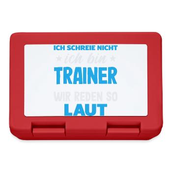 Handball Handballer Handball Trainer Fan Geschenk - Brotdose - Rot - Vorne