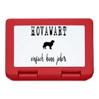 Hovawart Hund Hundespruch Hundebesitzer Hundeliebe - Brotdose - Rot - Vorne