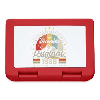 Cadeau D'anniversaire Nées En Décembre 1968 - Boîte à goûter - rouge - Devant