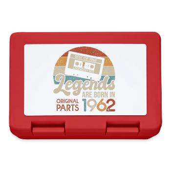 59 ans legends 1962 cadeau 59e anniversaire 1962 - Boîte à goûter - rouge - Devant