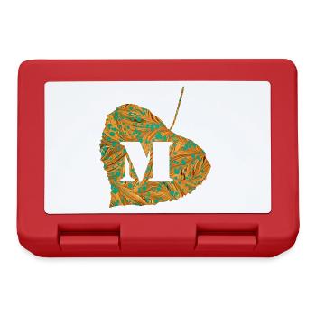 Sheet E 95 m - Lunchbox - red - Front