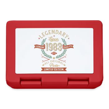 Legendary Since 1983, All Original Parts - Lunchbox - red - Front