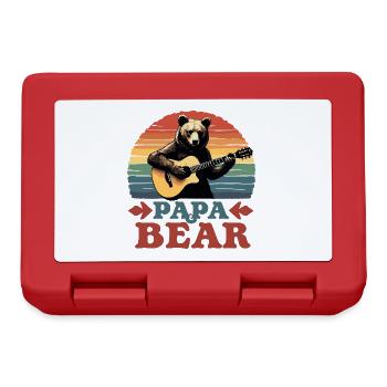 Papa Bear – Das perfekte Vatertagsgeschenk! - Brotdose - Rot - Vorne