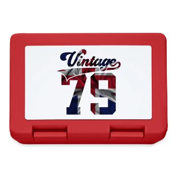 47E ANNIVERSAIRE AU ROYAUME-UNI MILLÉSIME 1979 - Boîte à goûter - rouge - Devant