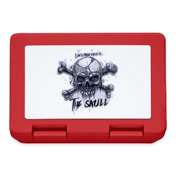 Life's true face is The Skull!!! - Lunchbox - red - Front
