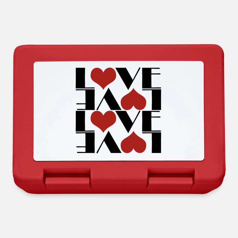 LOVE - Brotdose - Rot