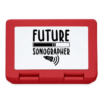 Sonografie - Brotdose - Rot - Vorne