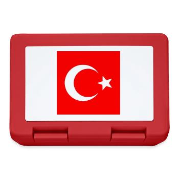 Turquie - Drapeau turc - Boîte à goûter - rouge - Devant