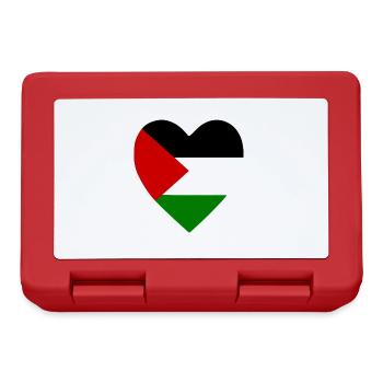 Palestine heart - Lunchbox - red - Front