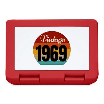 Jahrgang 1969 - Brotdose - Rot - Vorne