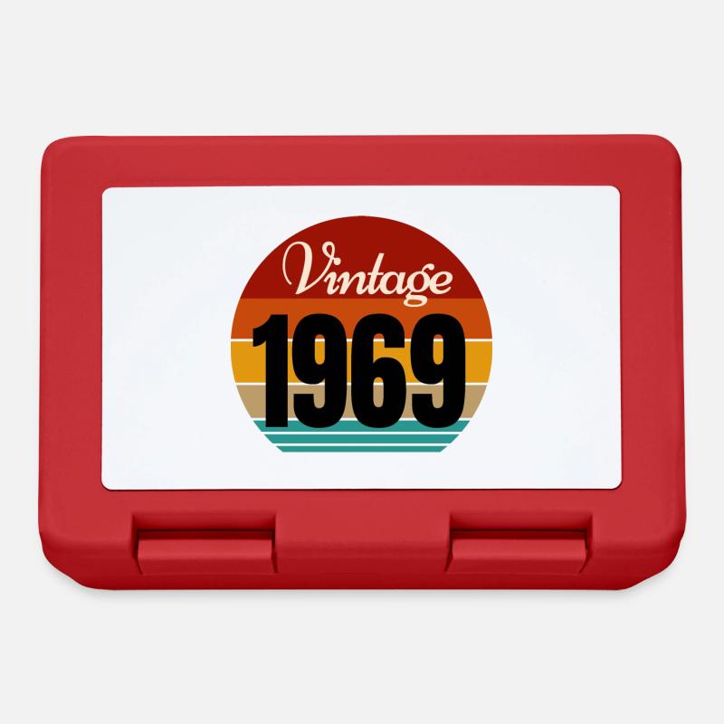 vintage 1969 - Lunchbox - red
