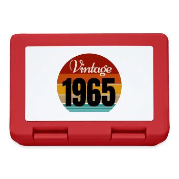 Jahrgang 1965 - Brotdose - Rot - Vorne