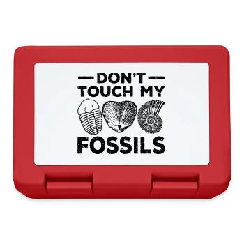 Collecting fossils - Lunchbox - red - Front