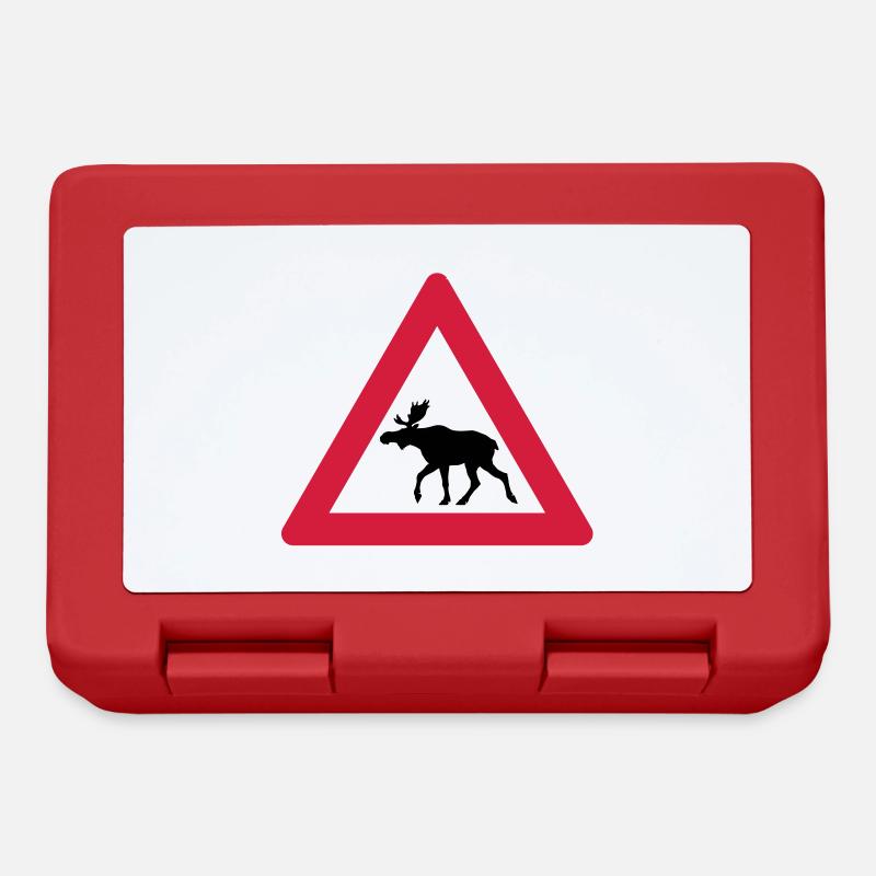 Avertissement Moose Connexion - Boîte à goûter - rouge
