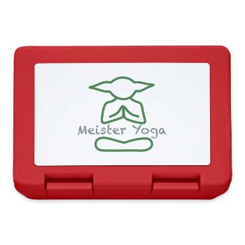 Master Yoga - Lunchbox - red - Front