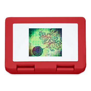 Persian Tree of Life No. 4 - Lunchbox - red - Front