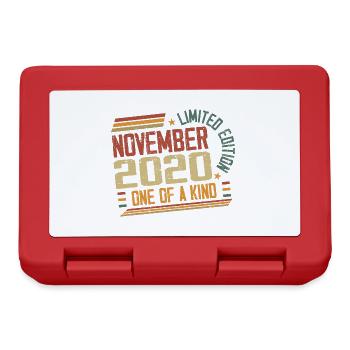 Awesome Since November 2020 Birthday Gift - Lunchbox - red - Front