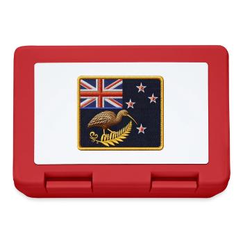 Neuseeland Aotearoa Kiwi 23 - Brotdose - Rot - Vorne