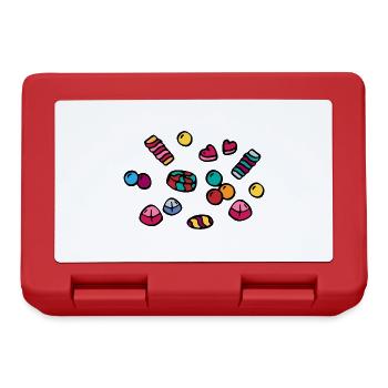 Bonbon Candy Halloween / sweets / sweets - Lunchbox - red - Front