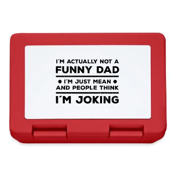 Cadeaux pour papa - Boîte à goûter - rouge - Devant
