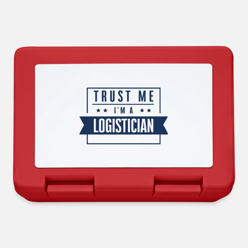 Vertrau mir ich bin Logistiker Logistik Spedition - Brotdose - Rot