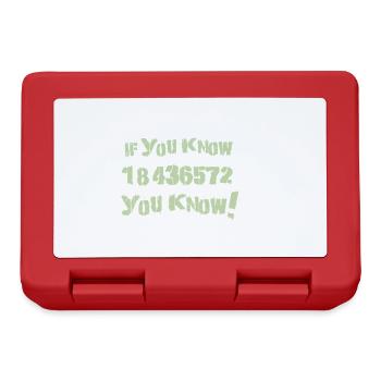 18436572 - Lunchbox - red - Front