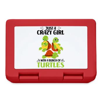 Tortoises - Lunchbox - red - Front