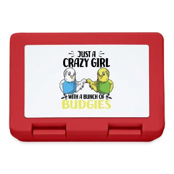 Budgerigar lovers | Birds Pet - Lunchbox - red - Front