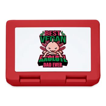 Cadeaux Axolotl pour les végétaliens - Boîte à goûter - rouge - Devant