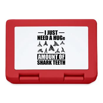 Collecting shark teeth - Lunchbox - red - Front