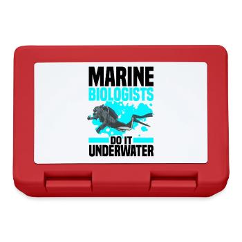 Marine biologist - Lunchbox - red - Front